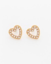 Aretes Corazón Perla - 2