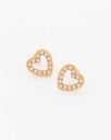 Aretes Corazón Perla - 3