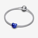 Metallic Blue Heart - 2