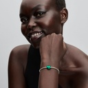 Metallic Green Heart - 3