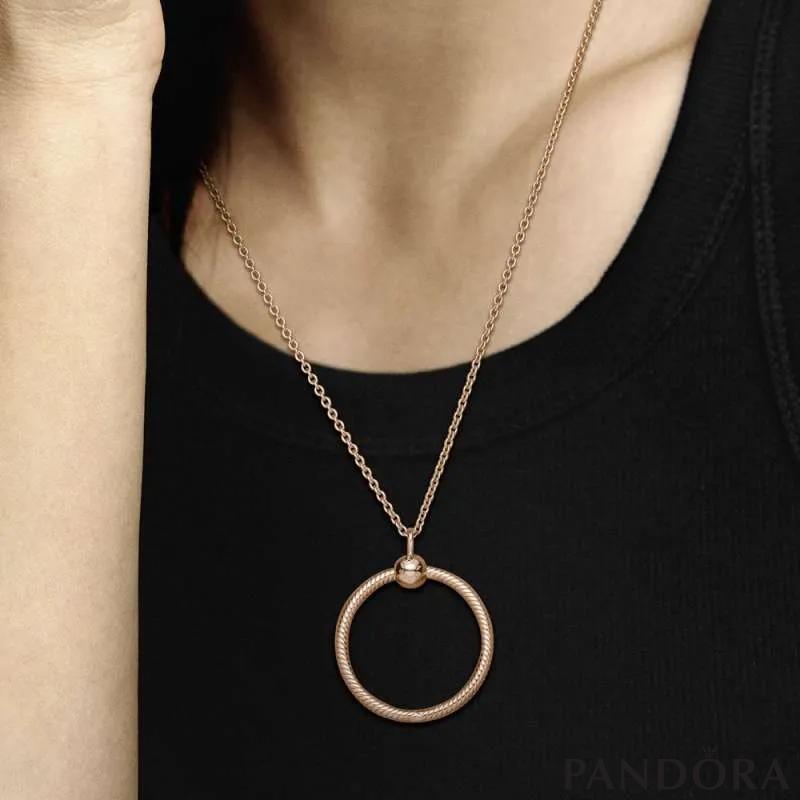 O Pendant Medium Rose - 2