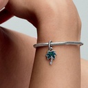 Opalescent Green Palm Tree - 2