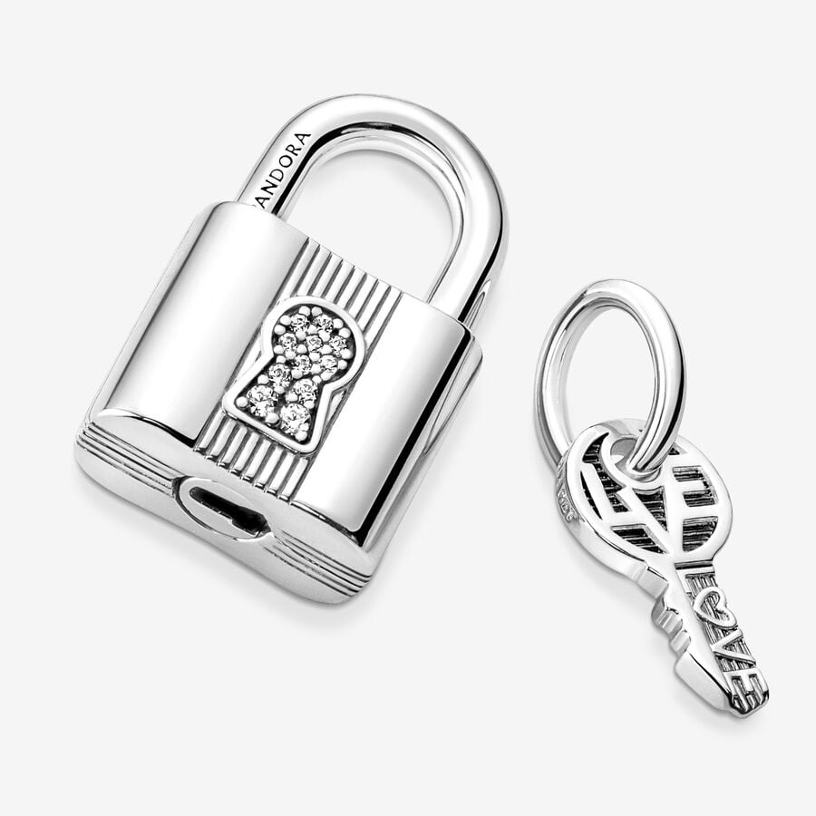 Padlock and Key Dangle - 2