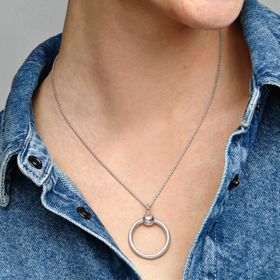 Pandora Moments Small O Pendant - 2