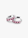 Pink Huggie Earrings - 2