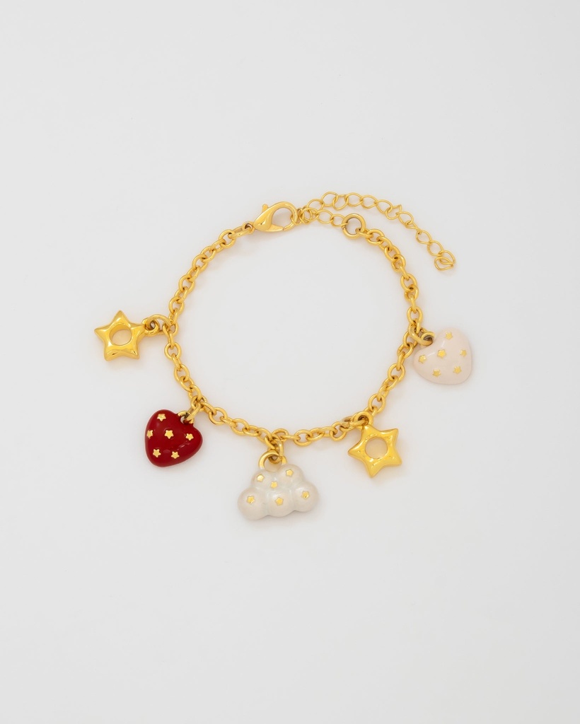 Pulsera Multicharms Nube - 2