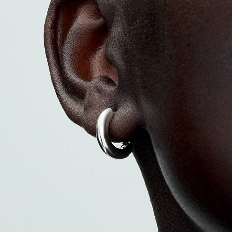 Round Hoop Earrings - 2