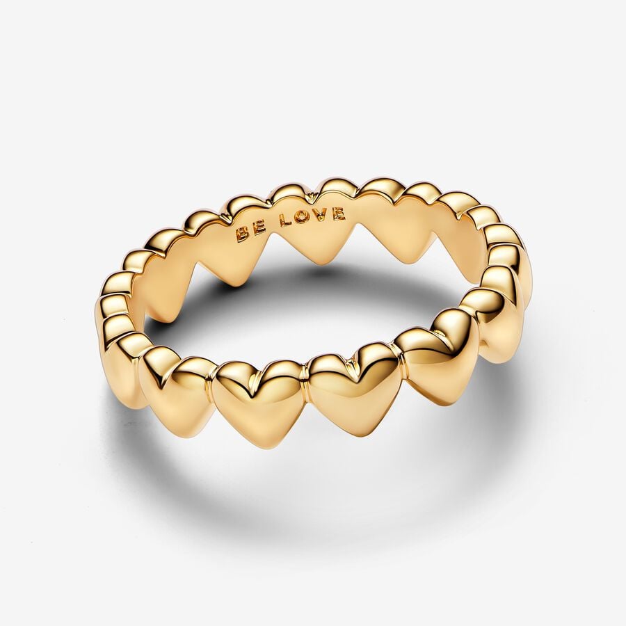 Row of Hearts Gold 50 - 2