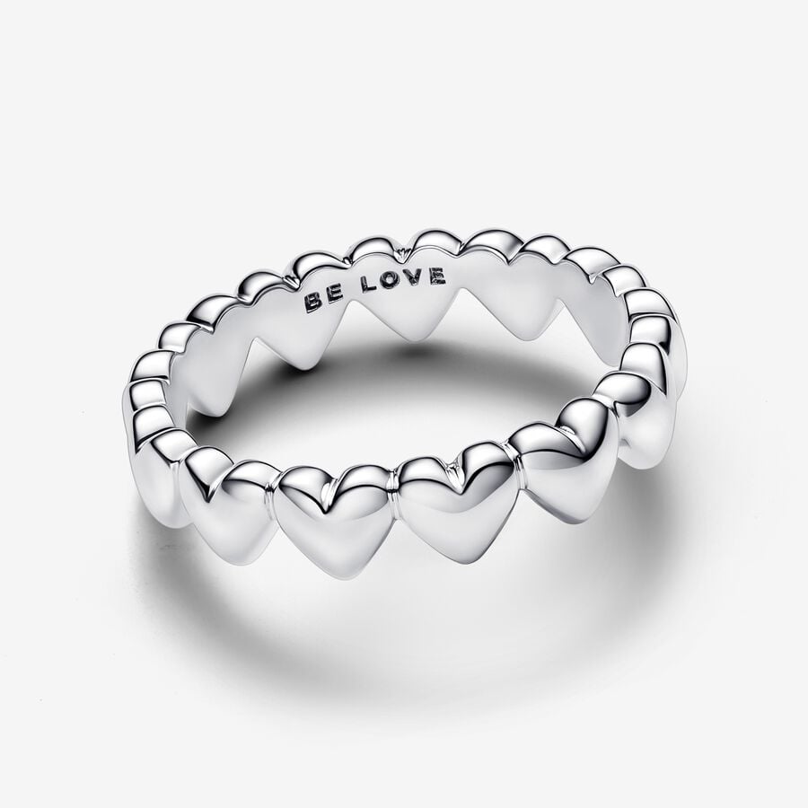Row of Hearts Silver 54 - 2