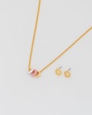 Set Collar + Aretes Donas - 2