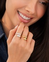 Set x 2 Anillos Mix Metales - 2