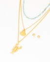 Set x 2 Layering Nacar Langosta..+ Aretes - 2