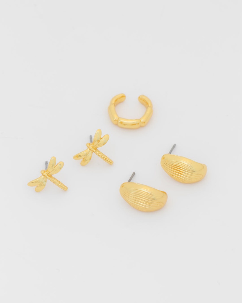 Set x 3 Libelula y hoja - 2