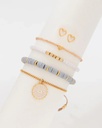 Set x 4 Pulseras Intuicion Cristal..+ Aretes - 2
