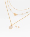 Set x2 Layering El Amor No Tiene Forma + Aretes - 2