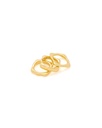 Set x3 Anillos Ondas - 2