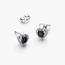 Elevated Black Heart Stud - 2