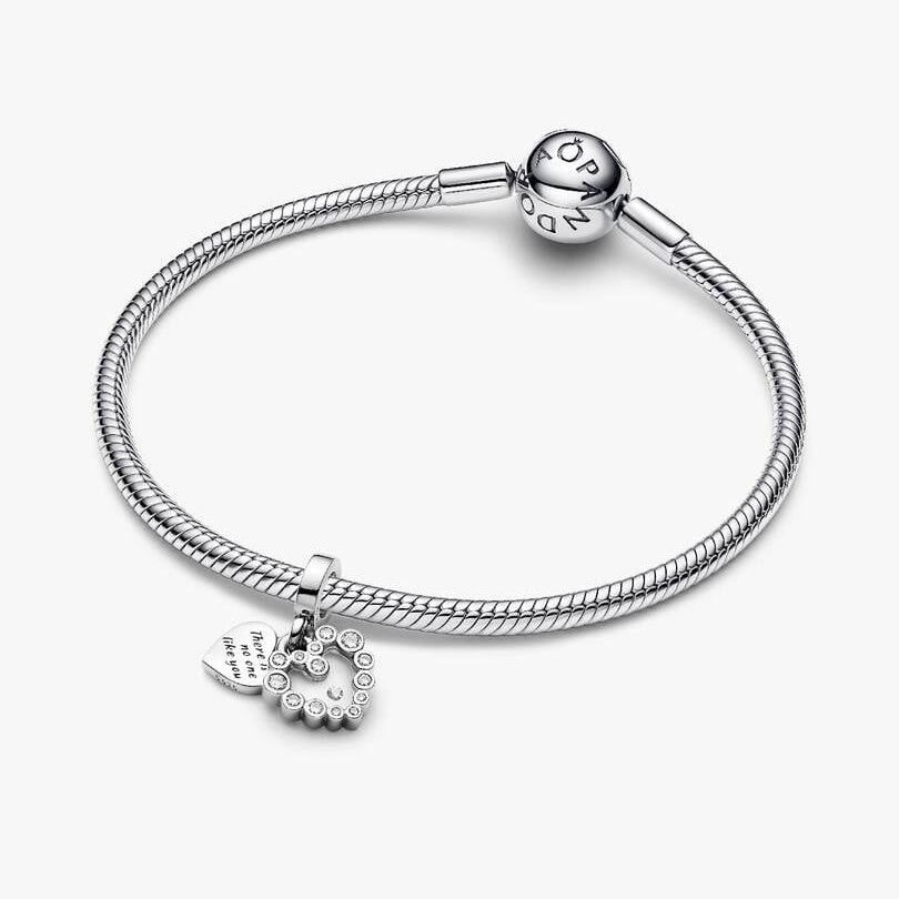 Sparkling Heart Double Dangle - 2