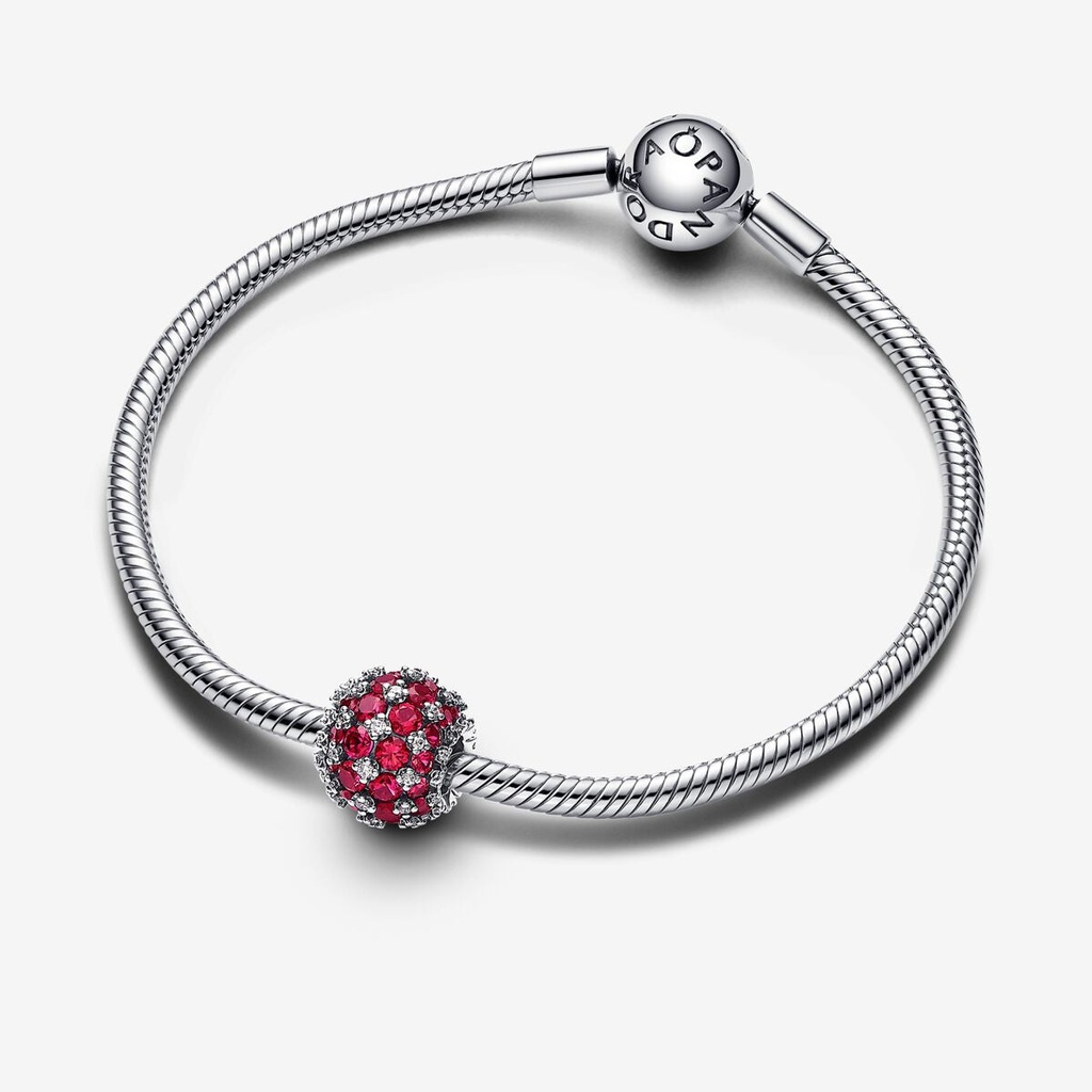 Sparkling Pavé Round Pink - 2