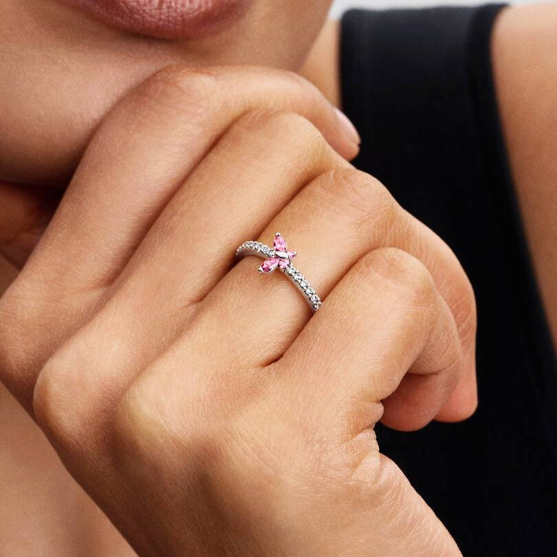 Sparkling Pink Butterfly 52 - 3
