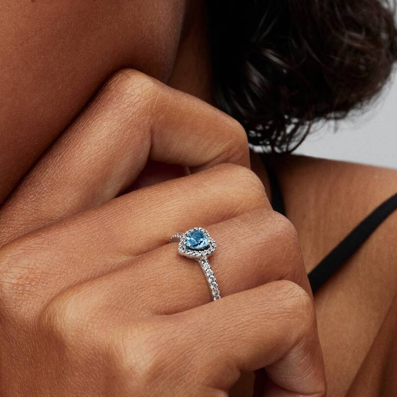 Elevated Light Blue Heart 56 - 2