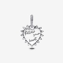 Spinnable Arrow Heart Dangle - 2