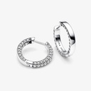 Timeless Pavé Single-row Hoop - 2