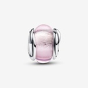 Encircled Pink Murano Glass - 2