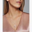 Layered heart necklace - 2