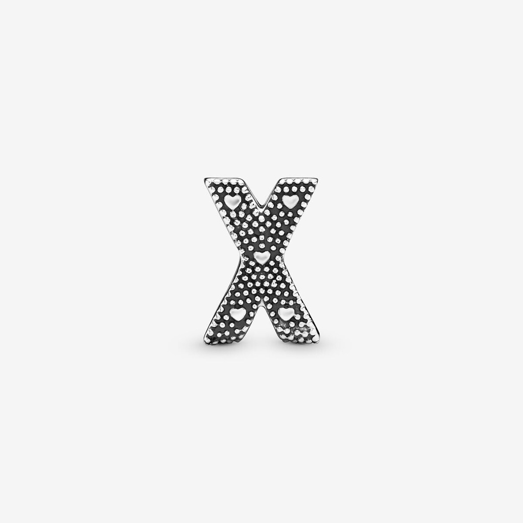 Letter X charm - 2