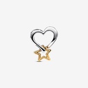 Lucky Star & Heart Charm - 2