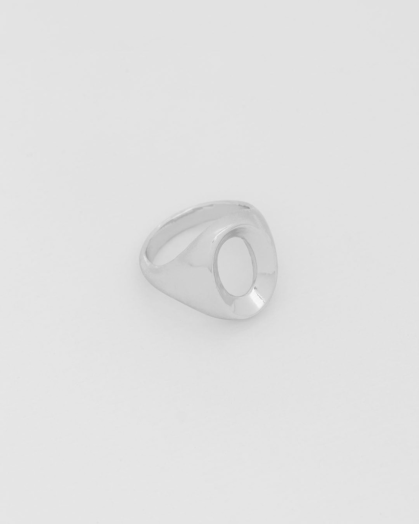 Anillo Ovalo Plata Talla 7 - 2