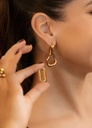 Aretes 3 en 1 Eslabon Cadena - 3