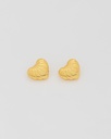 Aretes Corazón Oro - 3