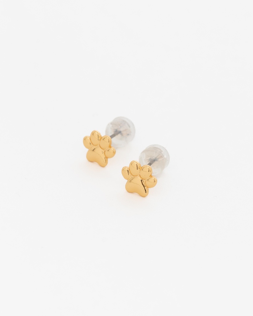 Aretes Huella Mini Gold - 2