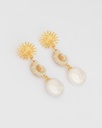 Aretes Sol Perla - 2