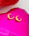 Argollas Globoflexia Nudo Gold - 2