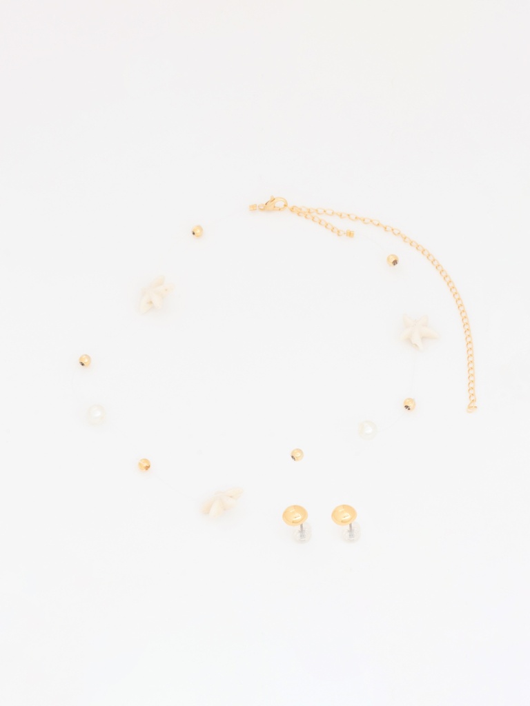 Choker Invisible Verano + Aretes - 2