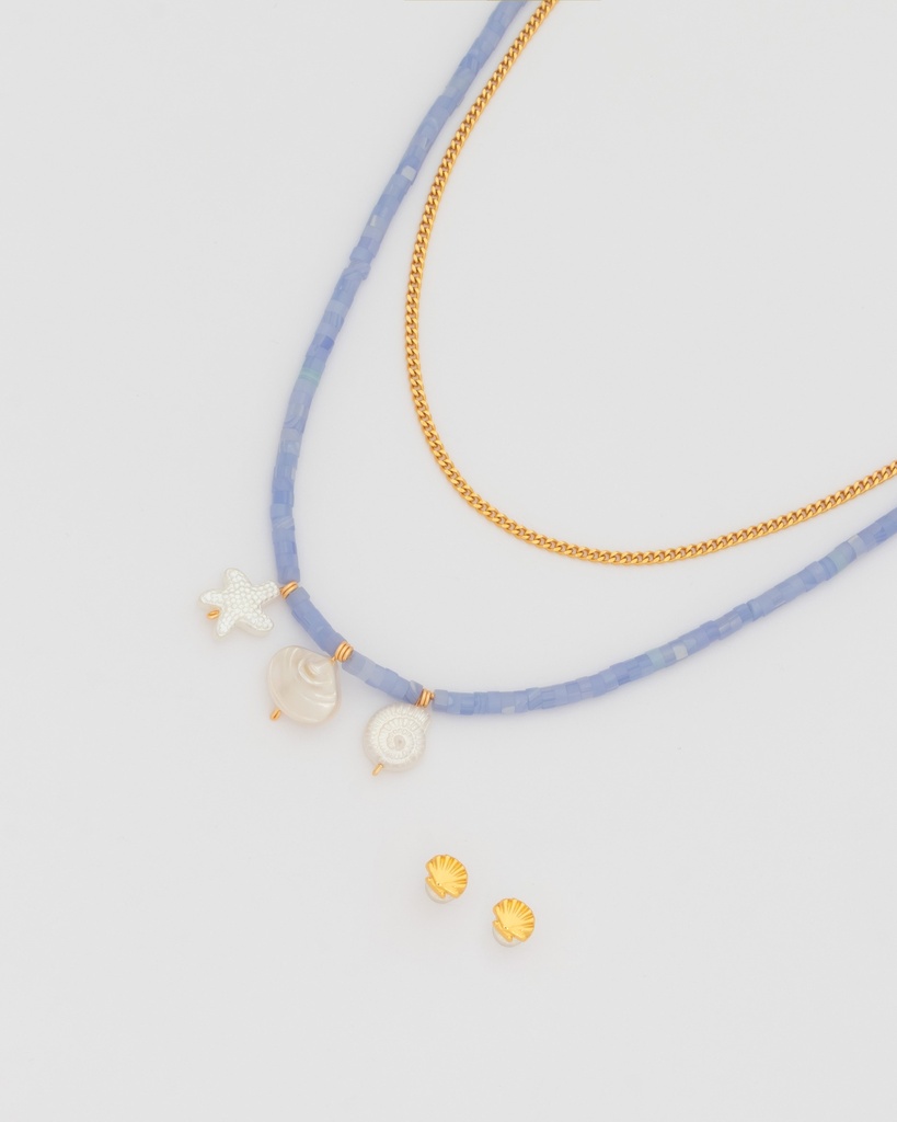 Collar 2 en 1 Mar + Aretes - 2