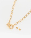 Collar Eslabon Lazo Maxi + Aretes - 2