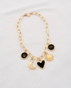 Collar Multicharms Black - 2