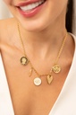 Collar Multicharms Intuicion + Aretes - 2