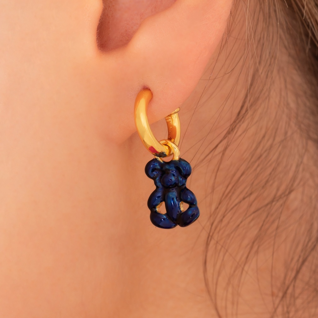 Dijes Mini para Argollas Oso Azul - 2