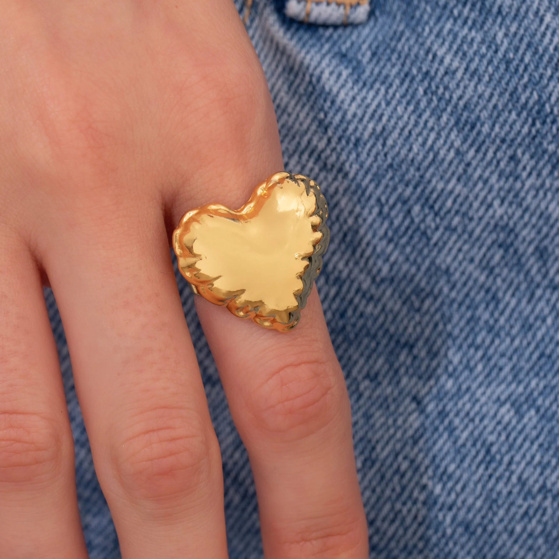 [62134] Anillo Corazón Globo