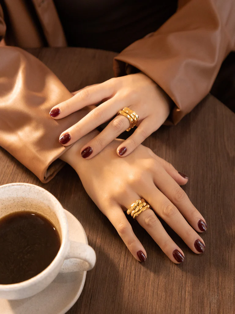 [96200] Set x3 Anillos Ondas