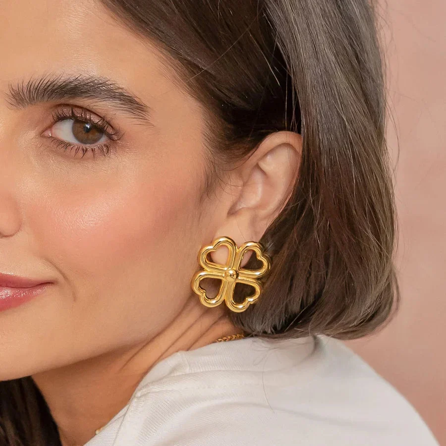 [1503] Aretes Maxi Trebol