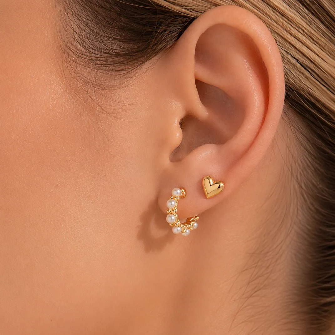 [21308] Set X2 Aretes Argolla Perla