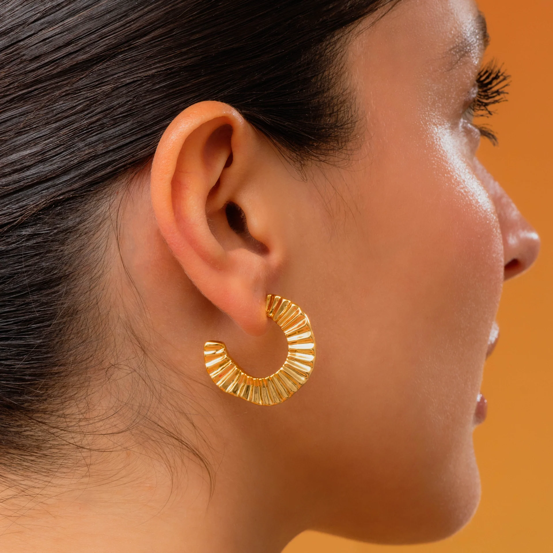 [22343] Argollas Irregular Textura