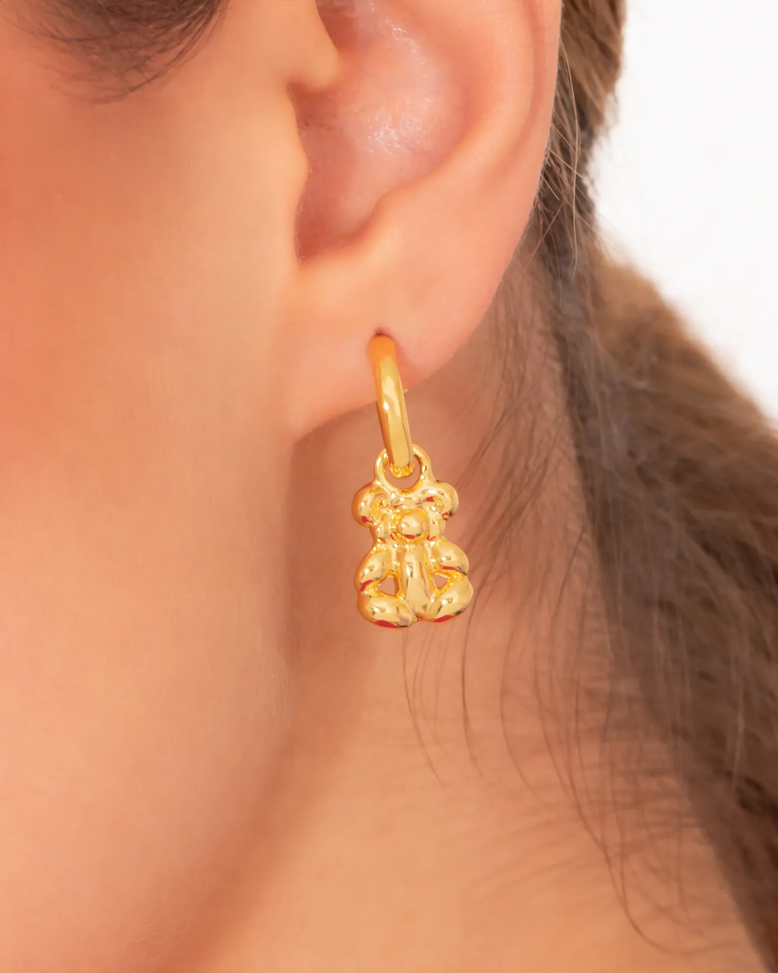 [9115] Dijes Mini para Argollas Oso Gold