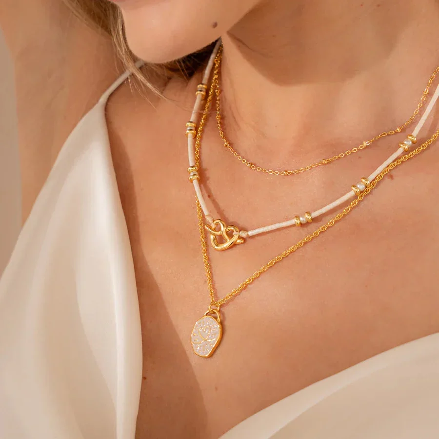 Set x2 Layering El Amor No Tiene Forma + Aretes
